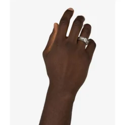 Buddha to Buddha Silber Ringe | Silberschmuck-Ring Chain Textur