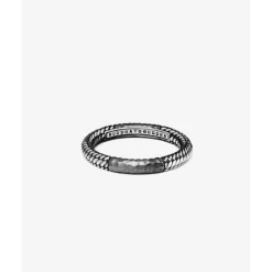Buddha to Buddha Silber Ringe-Ring Dunia Ben Alternate Schwarz