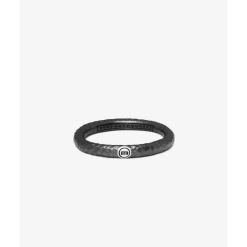 Buddha to Buddha Silber Ringe-Ring Dunia Hammered Schwarz