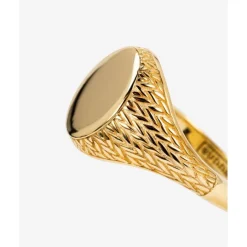 Buddha to Buddha Premium Vergoldete Ringe | Premium Gold Plated Jewelry-Ring Ellen Signet Vergoldet
