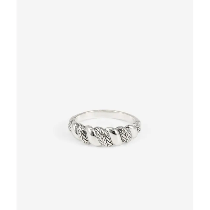 Buddha to Buddha Silber Ringe | Silberschmuck-Ring Ellen Spiral Gradient Silber