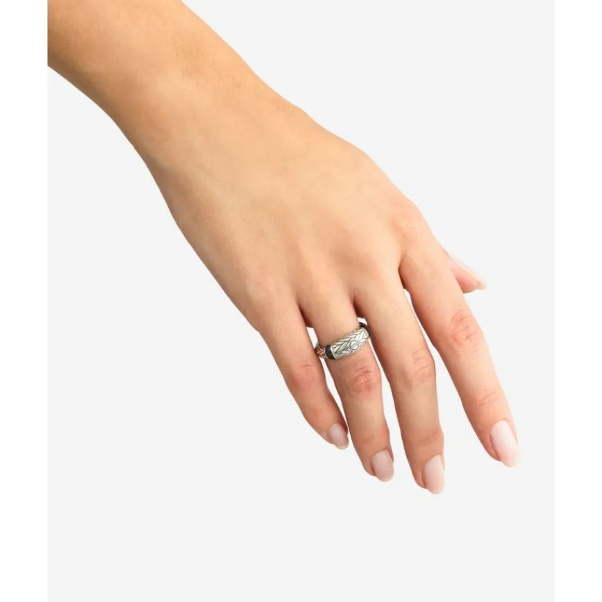 Buddha to Buddha Silber Ringe | Silberschmuck-Ring Ellen Stone Tigereye Navy