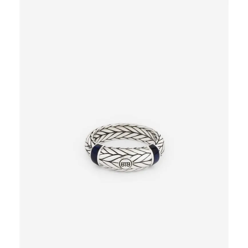 Buddha to Buddha Silber Ringe | Silberschmuck-Ring Ellen Stone Tigereye Navy