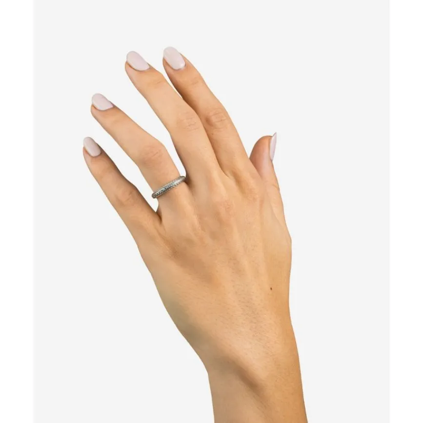 Buddha to Buddha Gravierbarer Ringe | Silber Ringe-Ring Ellen XS Silber
