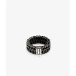 Buddha to Buddha Silber Ringe | Black Rhodium Schmuck-Ring Julius Schwarz Rhodium Silber