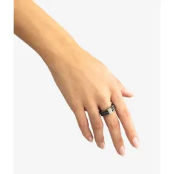 Buddha to Buddha Silber Ringe | Black Rhodium Schmuck-Ring Julius Schwarz Rhodium Silber