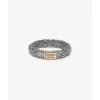 Buddha to Buddha Silber Ringe | Black Rhodium Schmuck-Ring Katja XS Schwarz Rhodium Shine Gold 14kt