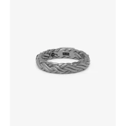 Buddha to Buddha Silber Ringe | Black Rhodium Schmuck-Ring Katja XS Schwarz Rhodium Shine Silber