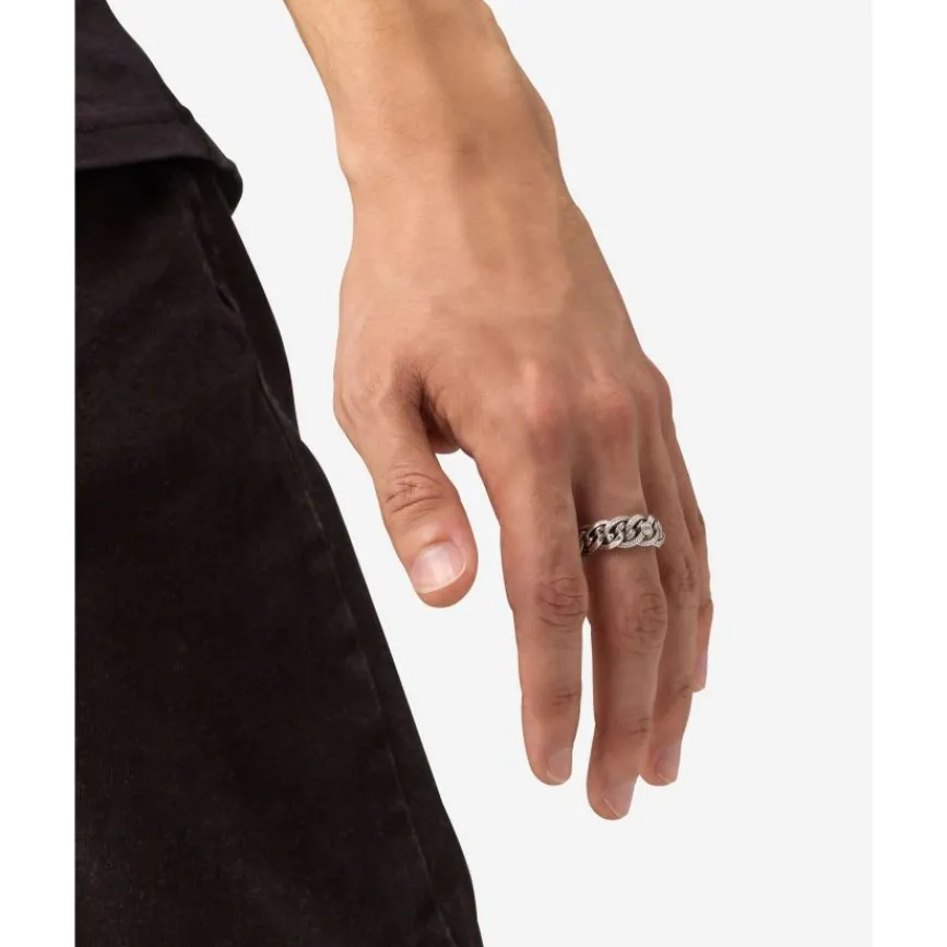 Buddha to Buddha Silber Ringe | Silberschmuck-Ring Nathalie Small Textur Nathalie Silber