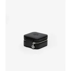 Buddha to Buddha Accessoires | Lederschmuck-Schmuckreisetasche Schwarz Klein