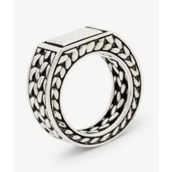 Buddha to Buddha Silber Ringe | Gravierbarer Ringe-Siegelring Julius