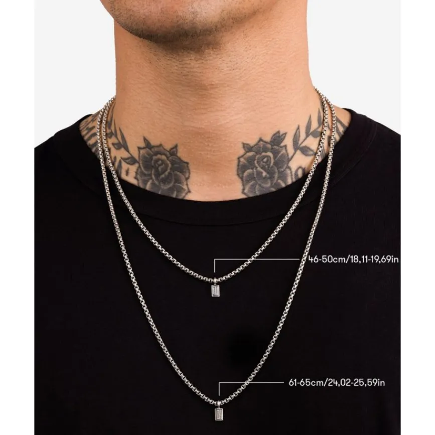 Buddha to Buddha Silberketten | Silberschmuck-Stacking Kette Venetian Silber 46-50 cm