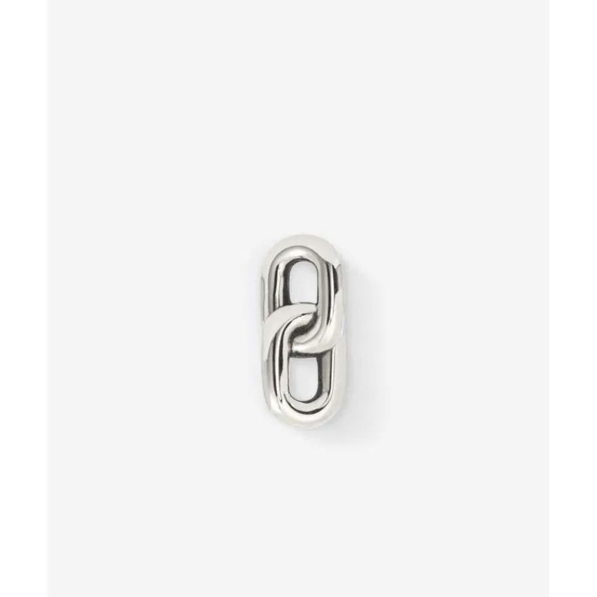 Buddha to Buddha Silber Ohrringe | Silberschmuck-Stacking Ohrstecker Double Link Silber Single Piece