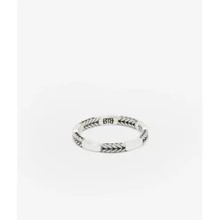 Buddha to Buddha Silber Ringe | Silberschmuck-Stacking Ring Barbara Mix Silber