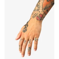 Buddha to Buddha Silber Ringe | Silberschmuck-Stacking Ring Barbara Mix Silber
