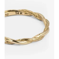 Buddha to Buddha Gold Ringe | Goldschmuck-Stacking Ring Katja Twist Gold 14kt