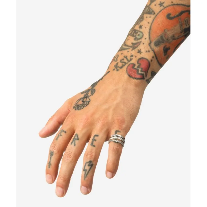 Buddha to Buddha Silber Ringe | Silberschmuck-Stacking Ring Katja Twist Silber