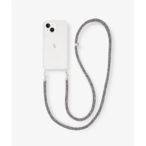 Buddha to Buddha Accessoires | Accessoires-Telefonkabel Silber Grau