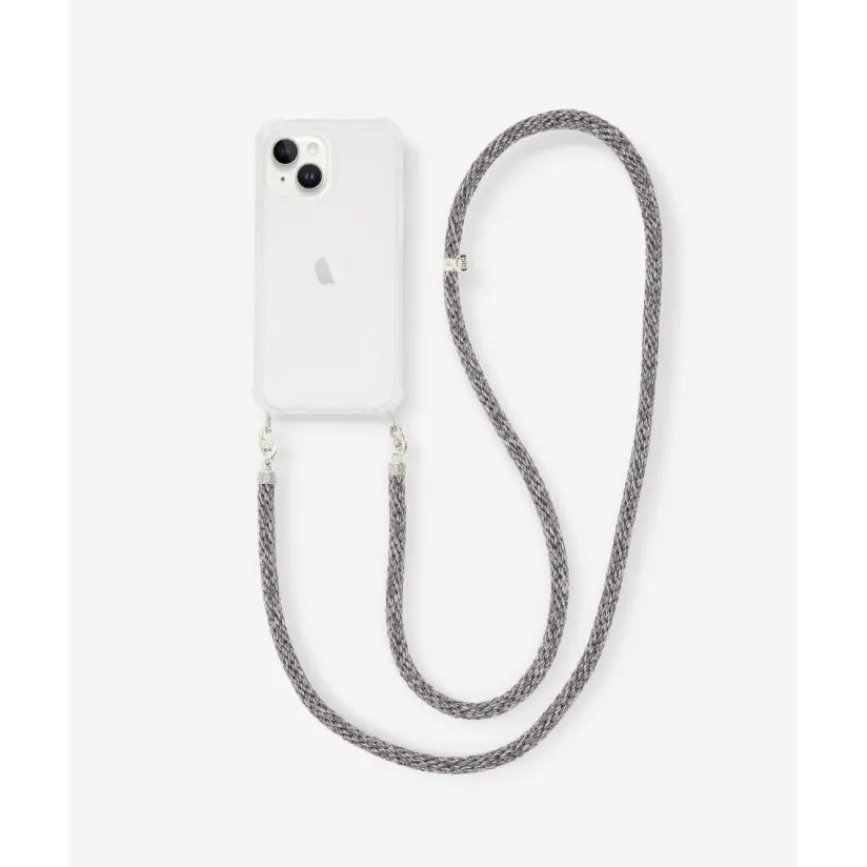 Buddha to Buddha Accessoires | Accessoires-Telefonkabel Silber Grau