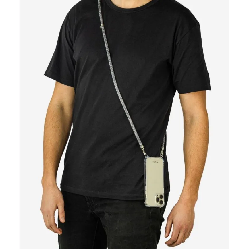 Buddha to Buddha Accessoires | Accessoires-Telefonkabel Silber Grau