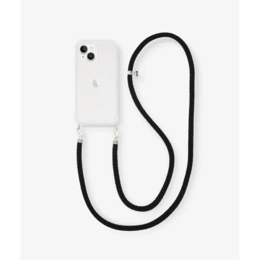Buddha to Buddha Accessoires | Accessoires-Telefonkabel Silber Schwarz