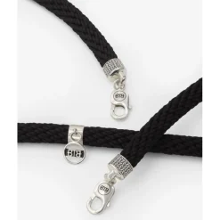 Buddha to Buddha Accessoires | Accessoires-Telefonkabel Silber Schwarz